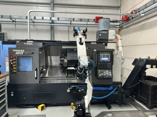 Doosan Puma 2600LSY II met LNS stangenaanvoer en robot installatie - Afbeelding 12